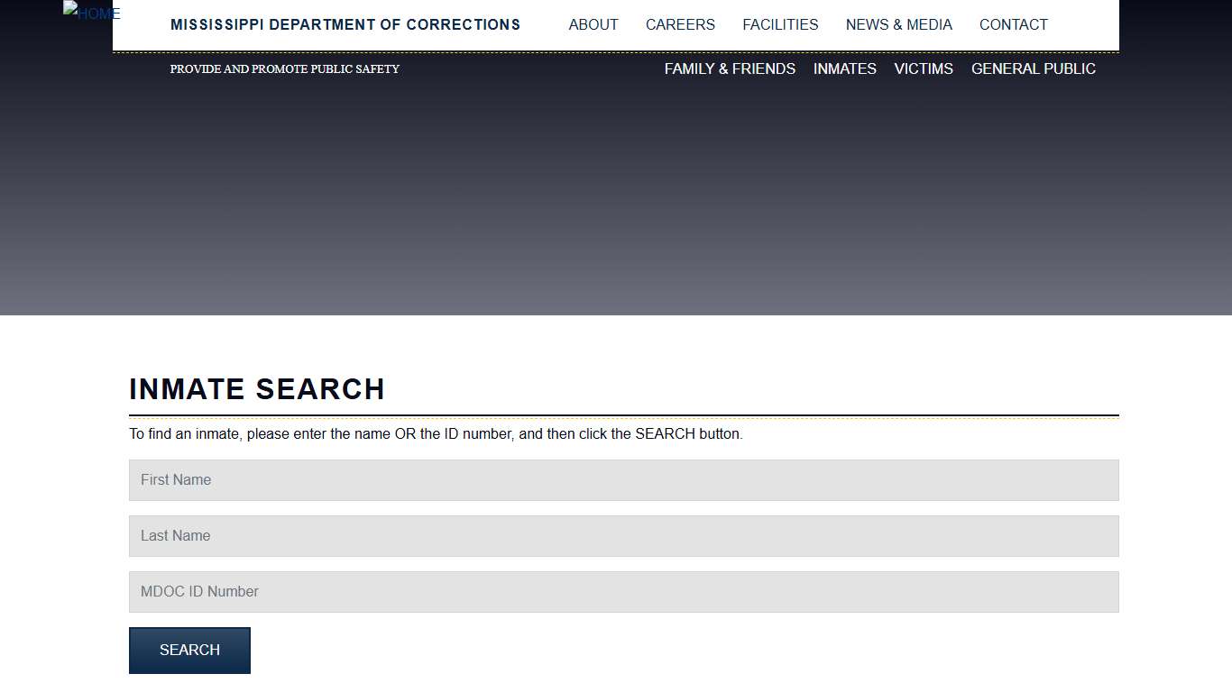Inmate Search Mississippi Department of Corrections